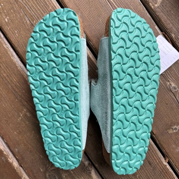 NWT Birkenstock Arizona Genuine Shearling Lined Slide Sandal in Women's 42/US11 - Picture 10 of 12